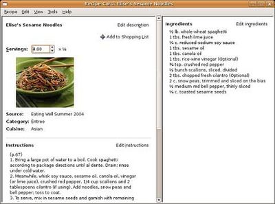 Volete gestire le vostre ricette al meglio? Scaricate subito Goumet Recipe Manager!