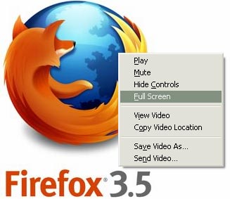 Come visulizzare i video html5 in full screen su Firefox 3.5 Come visulizzare i video html5 in full screen su Firefox 3.5