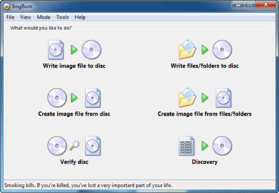 Masterizzare gratis con ImgBurn