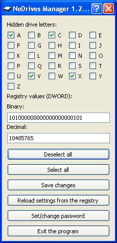 Nascondere disco sistema operativo