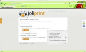 stampare pagine internet