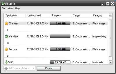 Aggiornamento software con Ketarin
