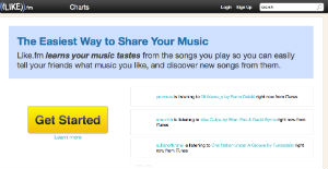 Like.fm social per ascoltare e condividere musica