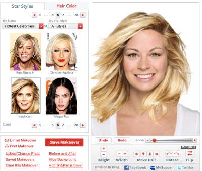Cambia il tuo look e prova i capelli delle star con un tool