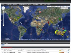 Mappa reale disastri nel mondo