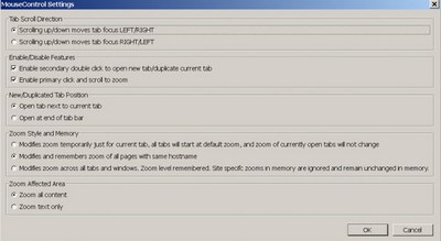 MOuseControl, add on Firefox per spostarsi da una scheda all’altra
