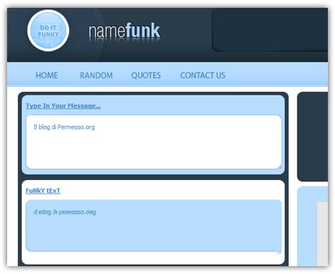 Creazione scritte particolari