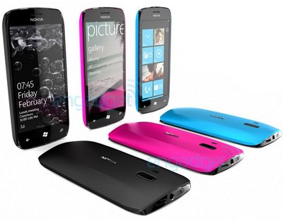 Nokia: prime immagini smartphone WP7