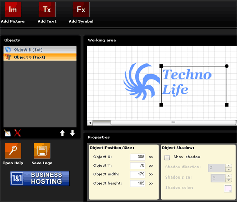 Creare gratuitamente un logo per il sito web e blog