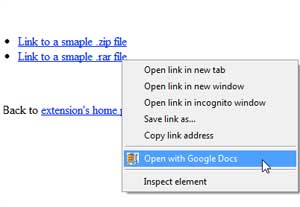 open zip and rar with GDocs