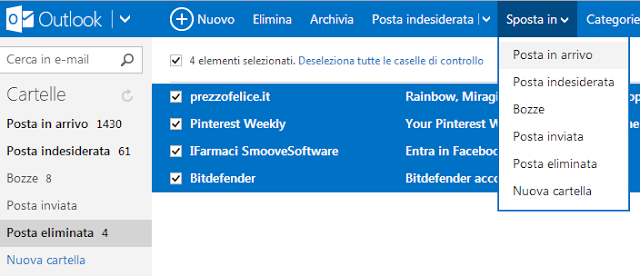 Come recuperare mail perse