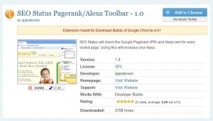 Informazioni SEO su GoogleChrome Informazioni SEO su GoogleChrome