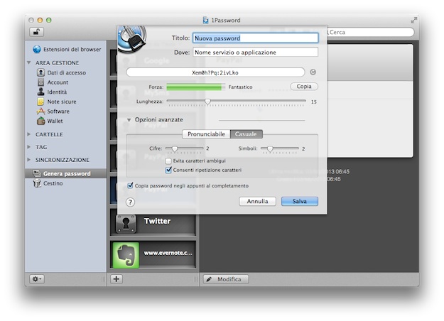 Come ritrovare password perdute