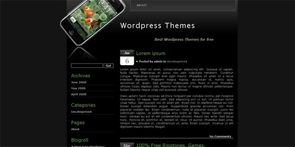 phone-wordpress-template