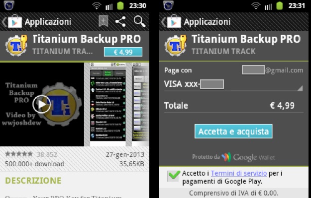 Come acquistare su Google Play