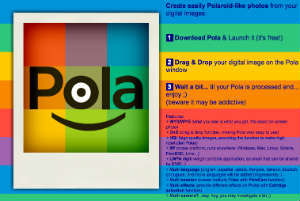 Pola, programma per trasformare le immagini in polaroid