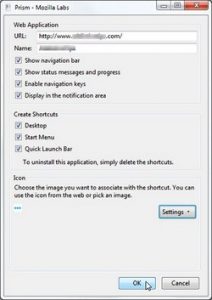accedere ad applicazioni online dal desktop