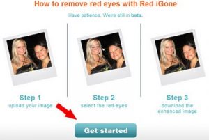 Rimozione occhi rossi