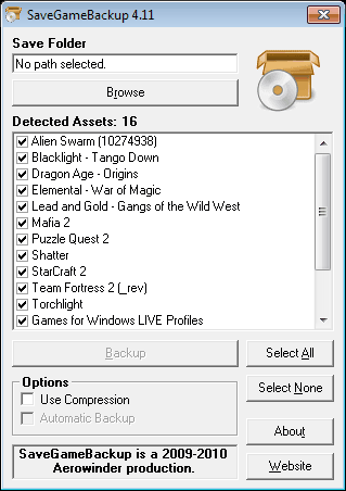 Backup salvataggi videogame