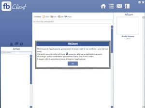 Facebook sul desktop Facebook sul desktop