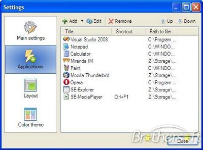 Application Launcher per Windows 7