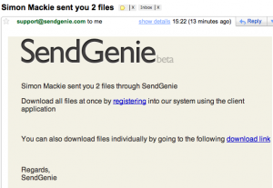 sendgenie: condivisione file sendgenie: condivisione file