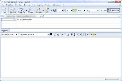 Programmare l'invio delle email con Thunderbird