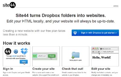 Come creare un sito utilizzando le cartelle dropbox