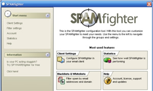 Spam Fighter - Free Microsoft Outlook anti spam tools
