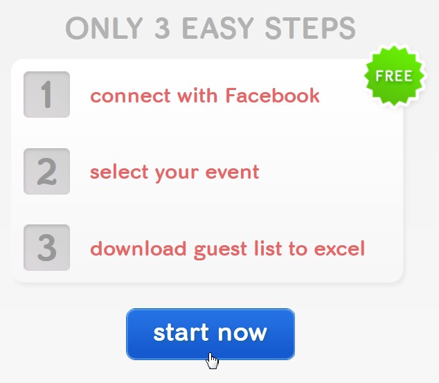 scaricare eventi Facebook su Excel