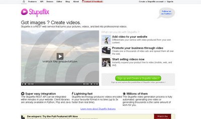 Creare video con Stupeflix