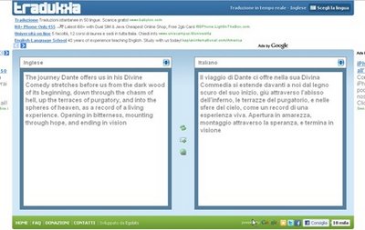 Traduzioni online con Tradukka
