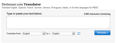 Traduttore online italiano inglese