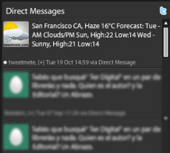 Il meteo su Twitter con Tweetmete