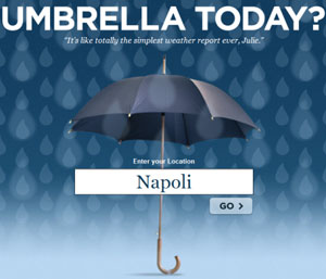 Porto l'ombrello oggi? (meteo pc tool)