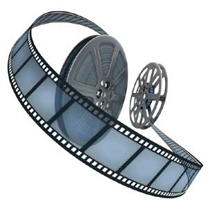 Film Reel. Concept of Industry cinematographic.