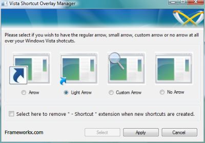 Vista Shortcut