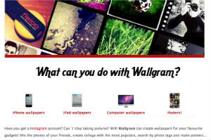Wallgram, creare sfondi iPhone con le immagini di Instagram