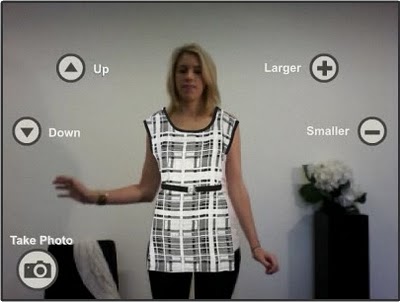 Usare la webcam per provare vestiti