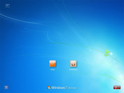Scarica il Login Screen di Windows 7 build 7057 per Vista