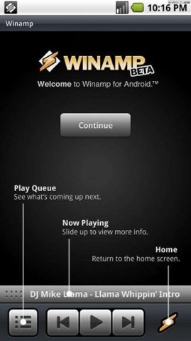 Android ora ha anche Winamp
