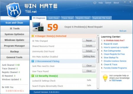 Win Mate: computer ultra veloce
