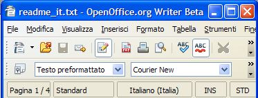 OpenOffice 3.0 lancia la sua prima Beta OpenOffice 3.0 lancia la sua prima Beta