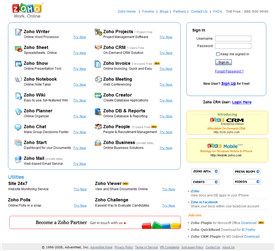 zoho - applicazioni web