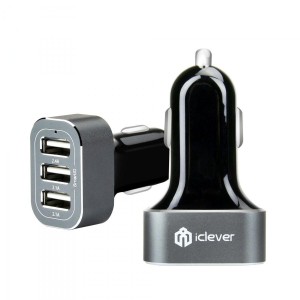 iClever® 6.6A 33W: recensione caricatore per auto a 3 porte USB