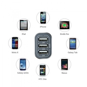 iClever® 6.6A 33W: recensione caricatore per auto a 3 porte USB iClever® 6.6A 33W: recensione caricatore per auto a 3 porte USB