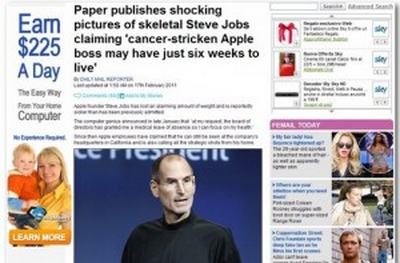 Steve Jobs in fase terminale? Steve Jobs in fase terminale?