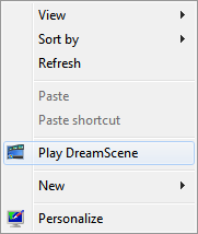 Windows 7 DreamScene