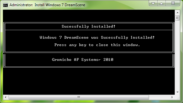 Windows 7 DreamScene