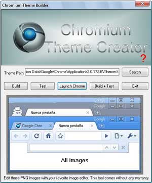 Google Chrome Theme Creator